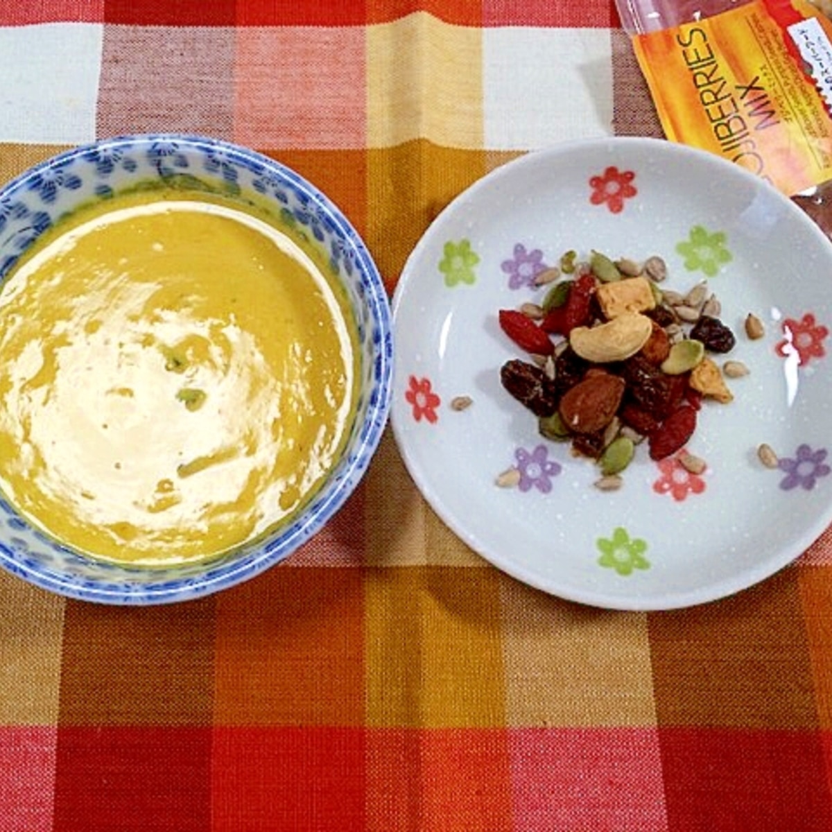 飲む美容 ミキサーなしで簡単 豆乳かぼちゃスープ レシピ 作り方 By Kireix2 楽天レシピ